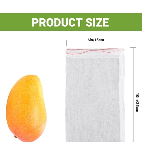 Reusable Mesh Fruit Protection‎ Bags 50 PCS 6x10 Inch - Picture 4 of 9